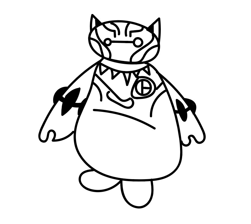 874x779 Baymax Calligraphy Tool Vector Graphics