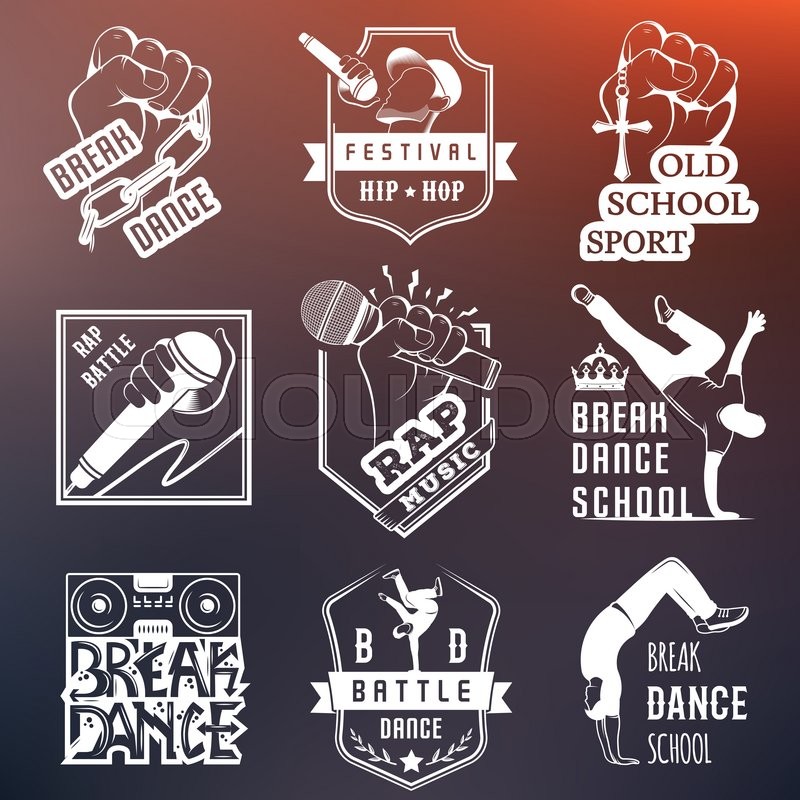 800x800 Set Of Breakdance Bboy Silhouettes In Stock Vector Colourbox