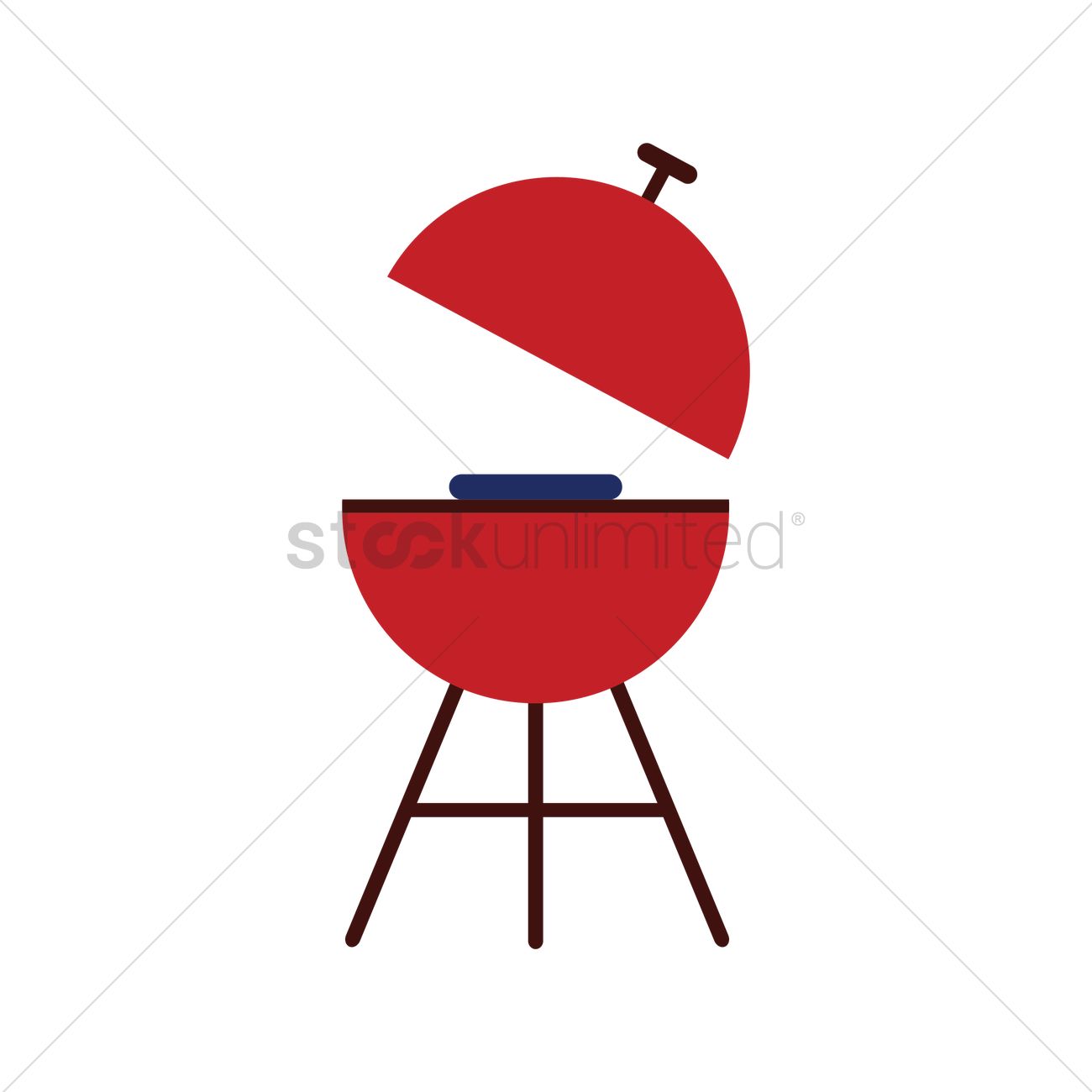 Bbq Grill Vector Image 1300x1300 Bbq Grill Vector Image