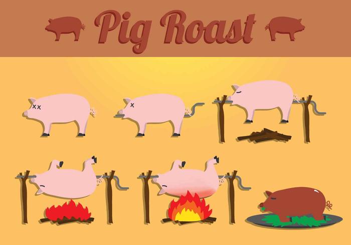 700x490 Pig Roast Vectors