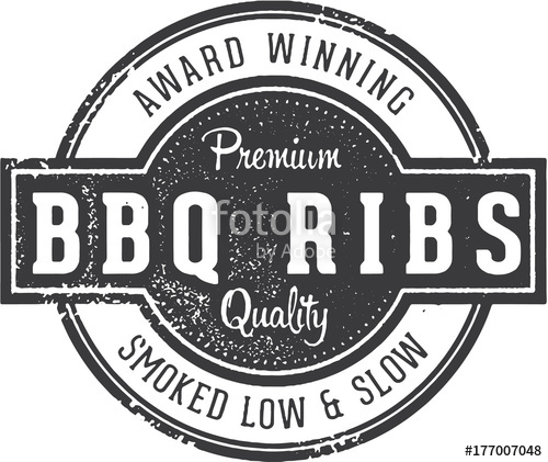 Vintage Bbq Ribs Restaurant Sign Stock Image And Royalty Free 500x421 Vintage Bbq Ribs Restaurant Sign Stock Image And Royalty Free
