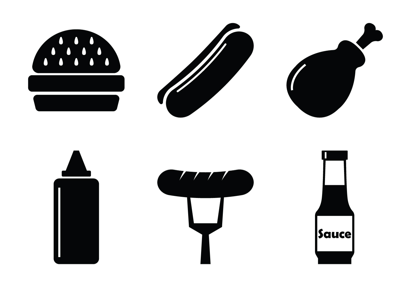 Bbq Vector Icons 1400x980 Bbq Vector Icons