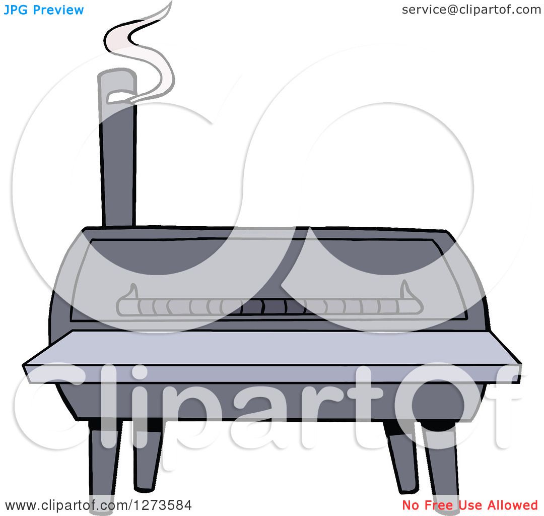 1080x1024 Clipart Of A Bbq Smoker