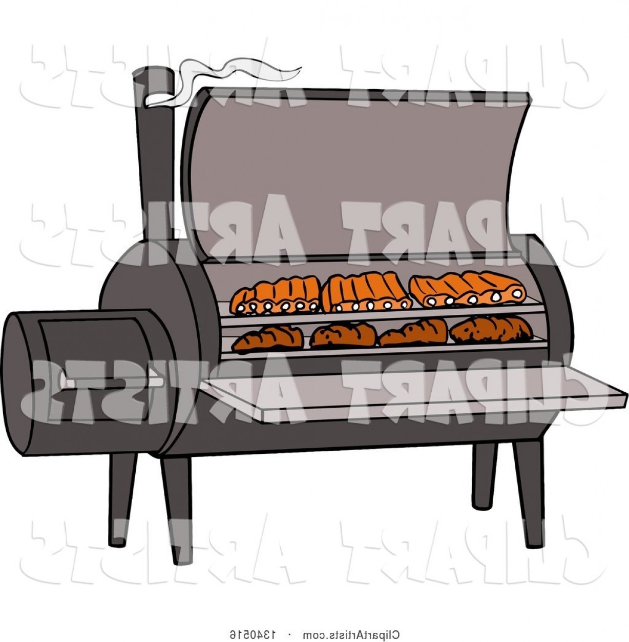 Bbq Smoker Vector at Vectorified.com | Collection of Bbq Smoker Vector ...