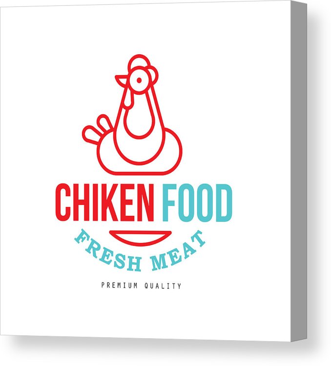678x750 Chicken Food, Fresh Meat Premium Quality Icon Design For Farm