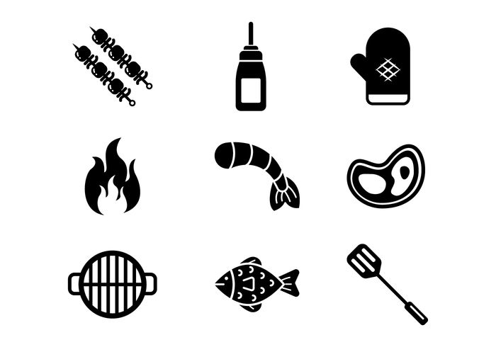 700x490 Free Barbecue Vector Icons Mama Choma Vector Icons, Vector Art