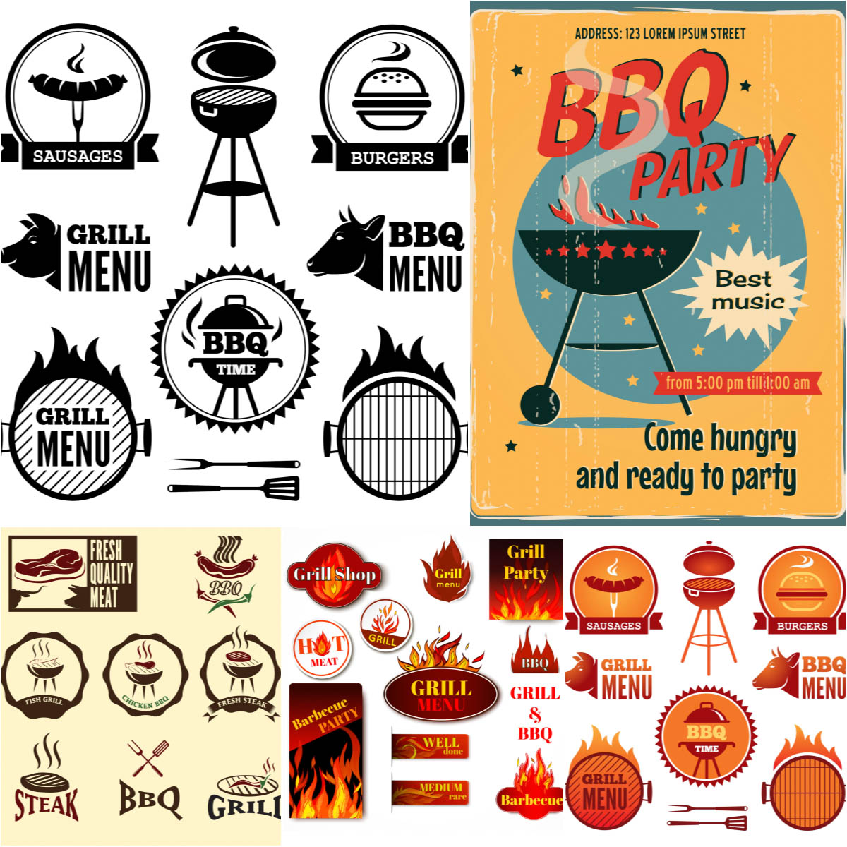 Bbq Vector Art