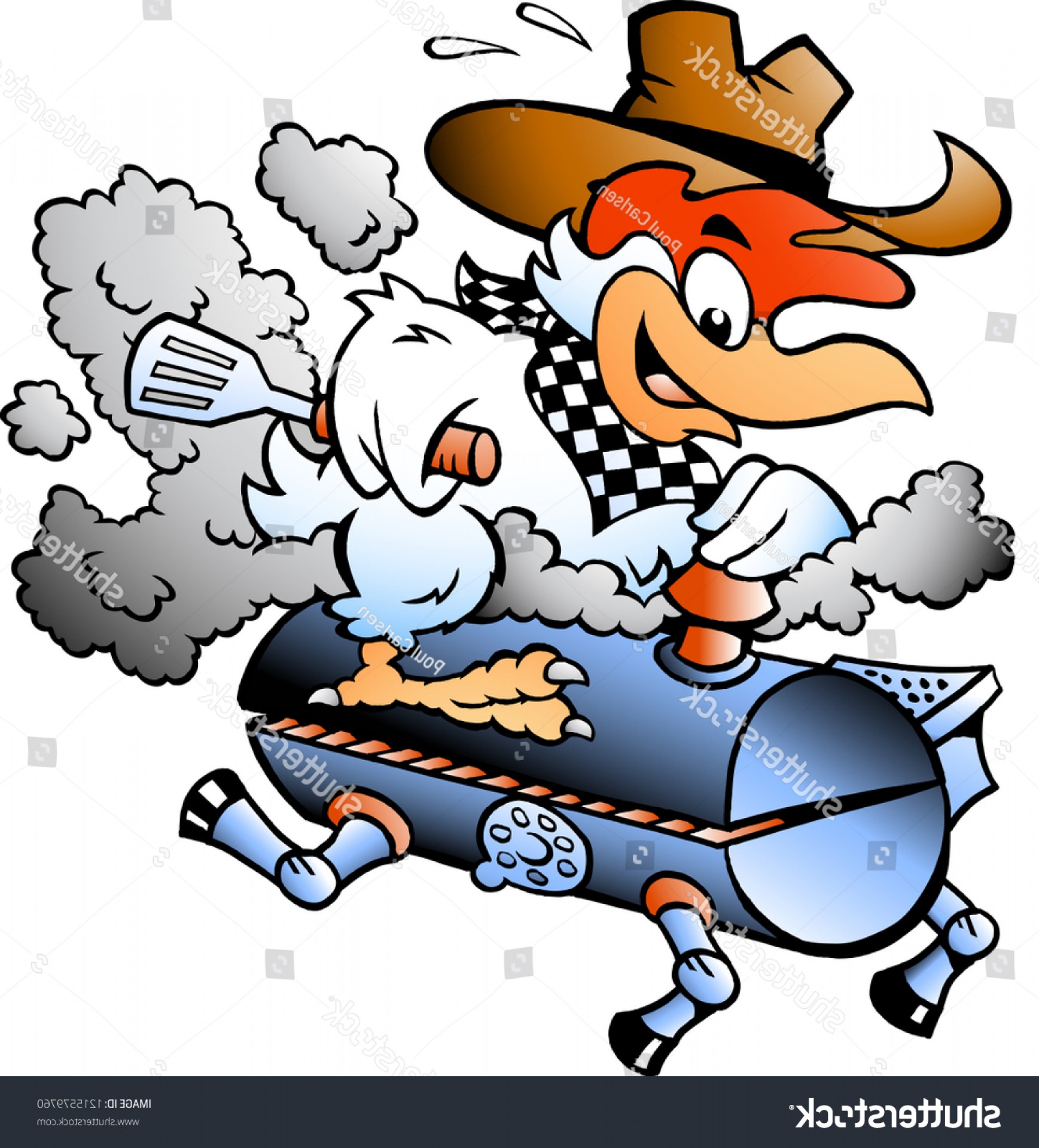 1737x1920 Trailer Smoker Bbq Vector Catamart
