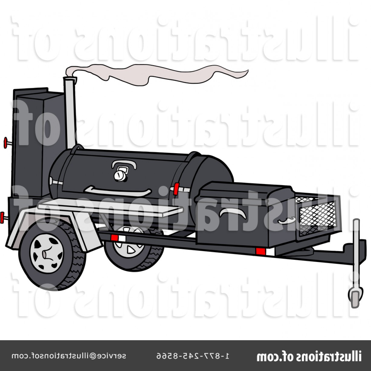 Trailer Smoker Bbq Vector Catamart 1228x1228 Trailer Smoker Bbq Vector Catamart