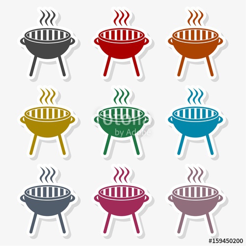 Bbq Vector Icon Stock Image And Royalty Free Vector 500x500 Bbq Vector Icon Stock Image And Royalty Free Vector