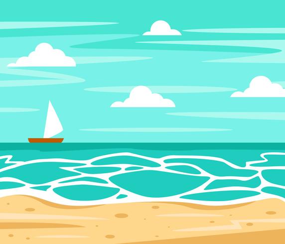 Beach Background Vector 572x490 Beach Background Vector