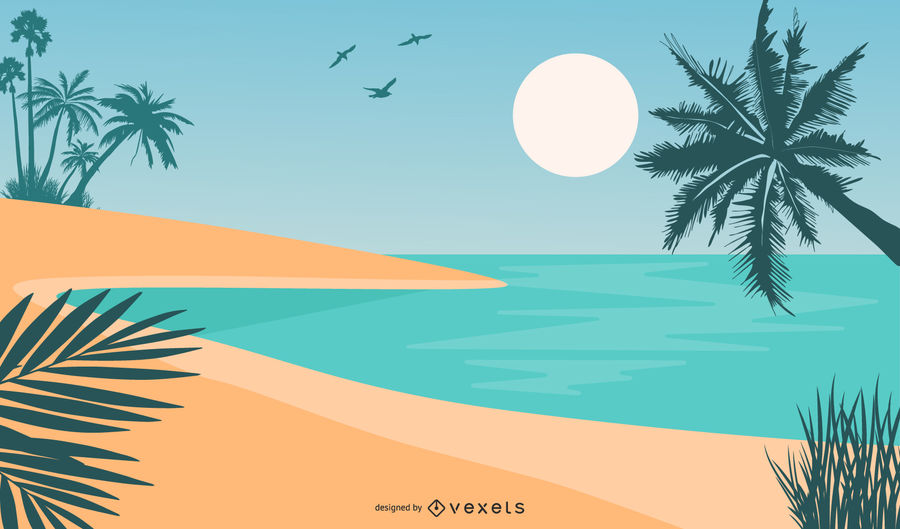 Summer Beach Background 900x529 Summer Beach Background