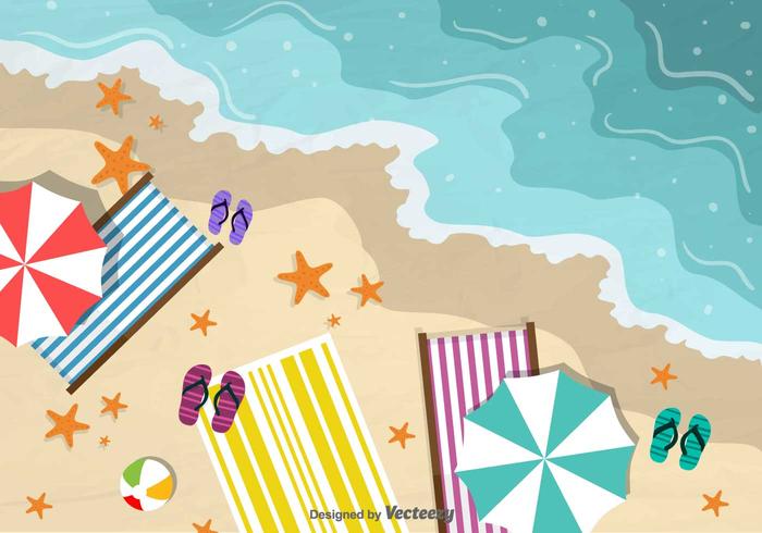 Beach Free Vector Art 700x490 Beach Free Vector Art