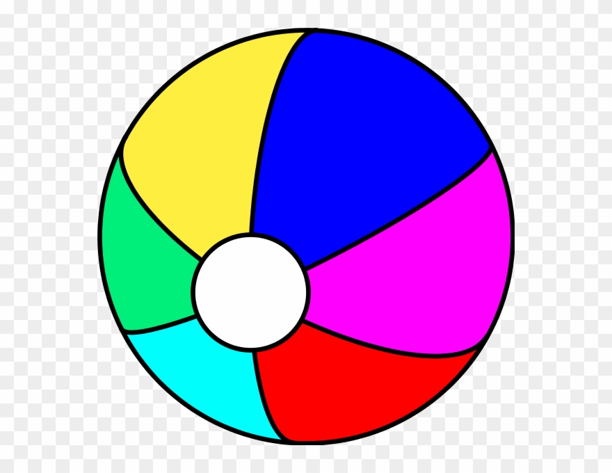 880x680 Beach Ball Vector Png