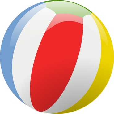 369x368 Beach Ball Vector Free Vector Download