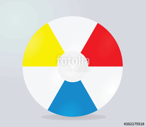 500x434 Beach Ball Vector Illustration Stock Image And Royalty Free