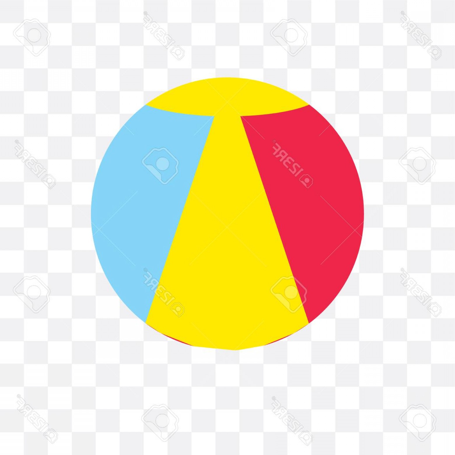 1560x1560 Photostock Vector Beach Ball Vector Icon Isolated On Transparent