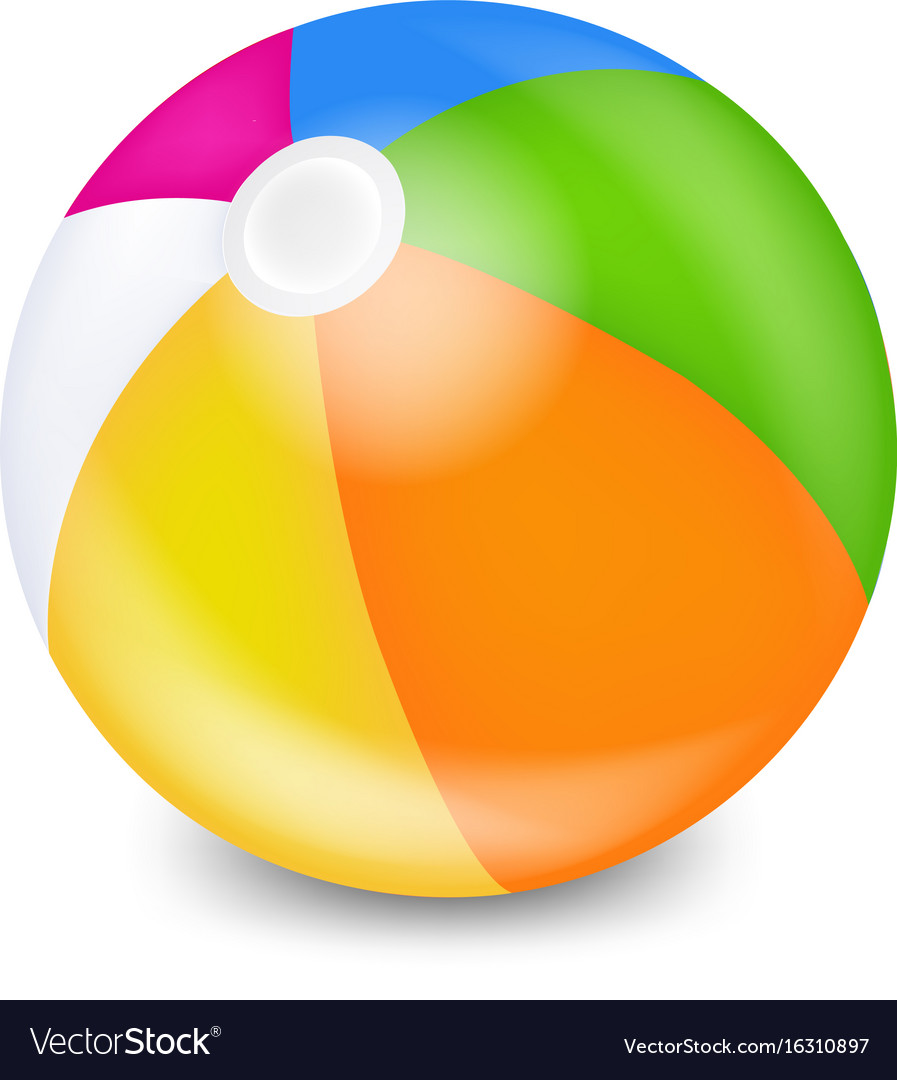 897x1080 Beach Ball Vector