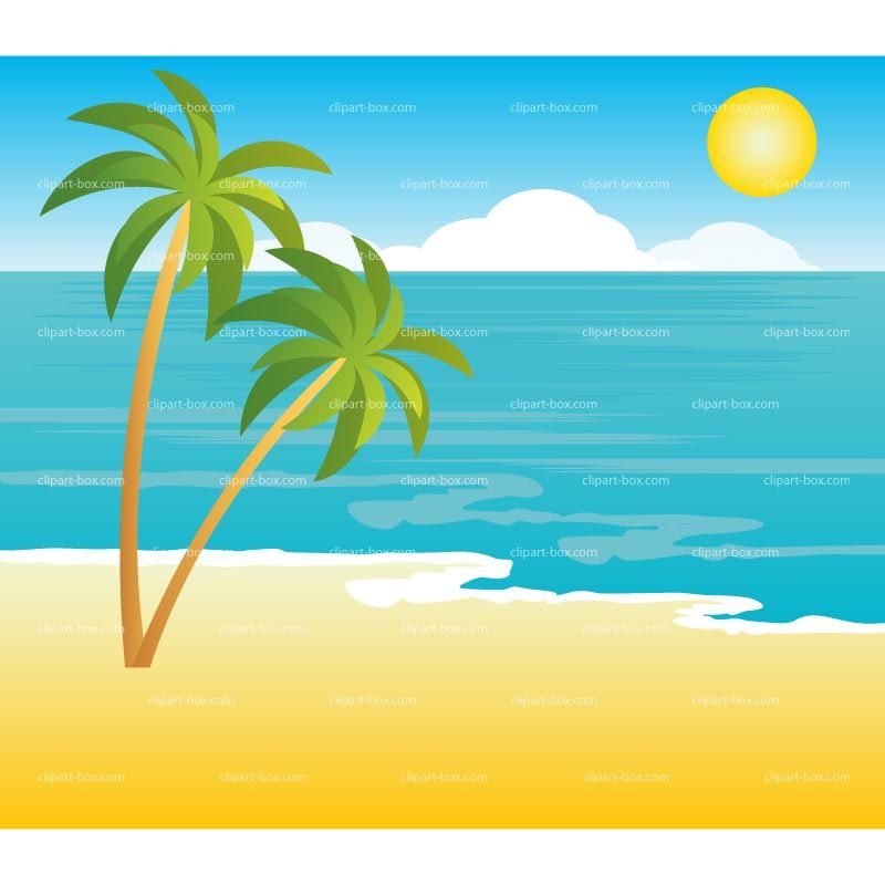 Beach Clipart Tropical Landscape Royalty Free Vector Design 800x800 Beach Clipart Tropical Landscape Royalty Free Vector Design