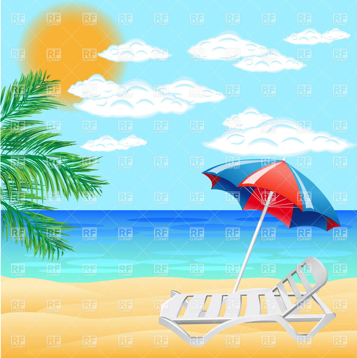 Sea And Beach Vector Image Of Travel Konturvid 1197x1200 Sea And Beach Vector Image Of Travel Konturvid