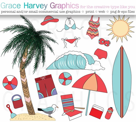 Beach Clipart Vector At Vectorified Com Collection Of Beach