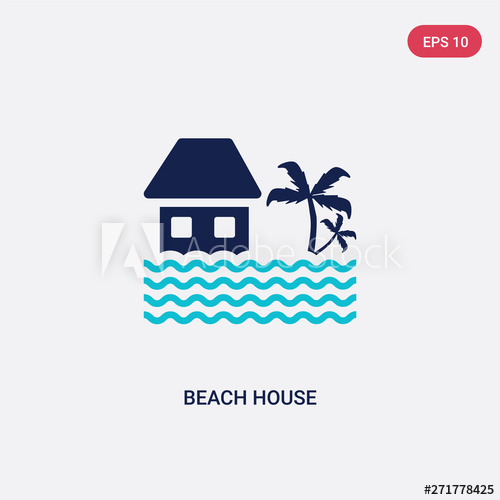 Two Color Beach House Vector Icon From Holidays Concept Isolated 500x500 Two Color Beach House Vector Icon From Holidays Concept Isolated