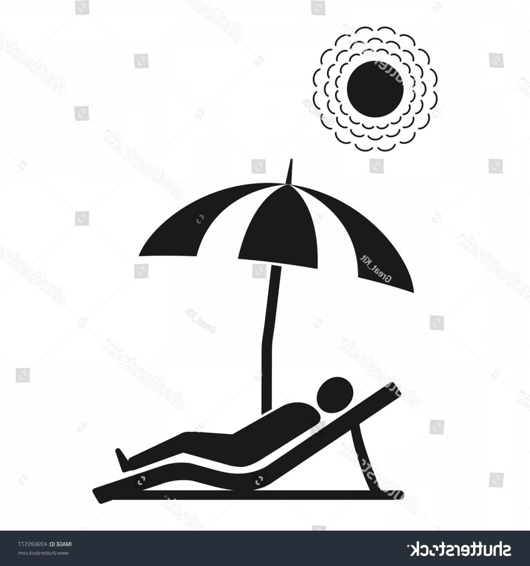 1800x1920 Beach Chair Icon Vector Flat Illustration Soidergi
