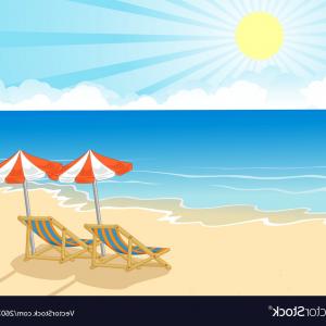 Stock Photo A Vector Cartoon Beach Scene With People In Different 300x300 Stock Photo A Vector Cartoon Beach Scene With People In Different