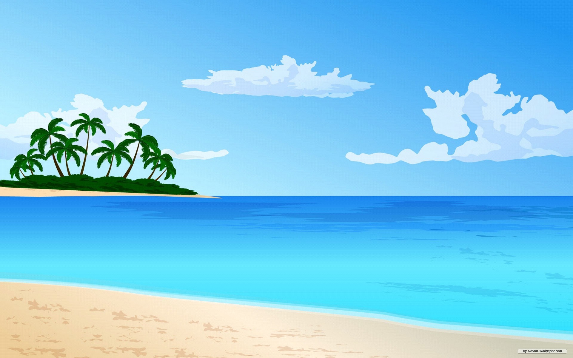 Summer Beach Scene Clipart 1920x1200 Summer Beach Scene Clipart