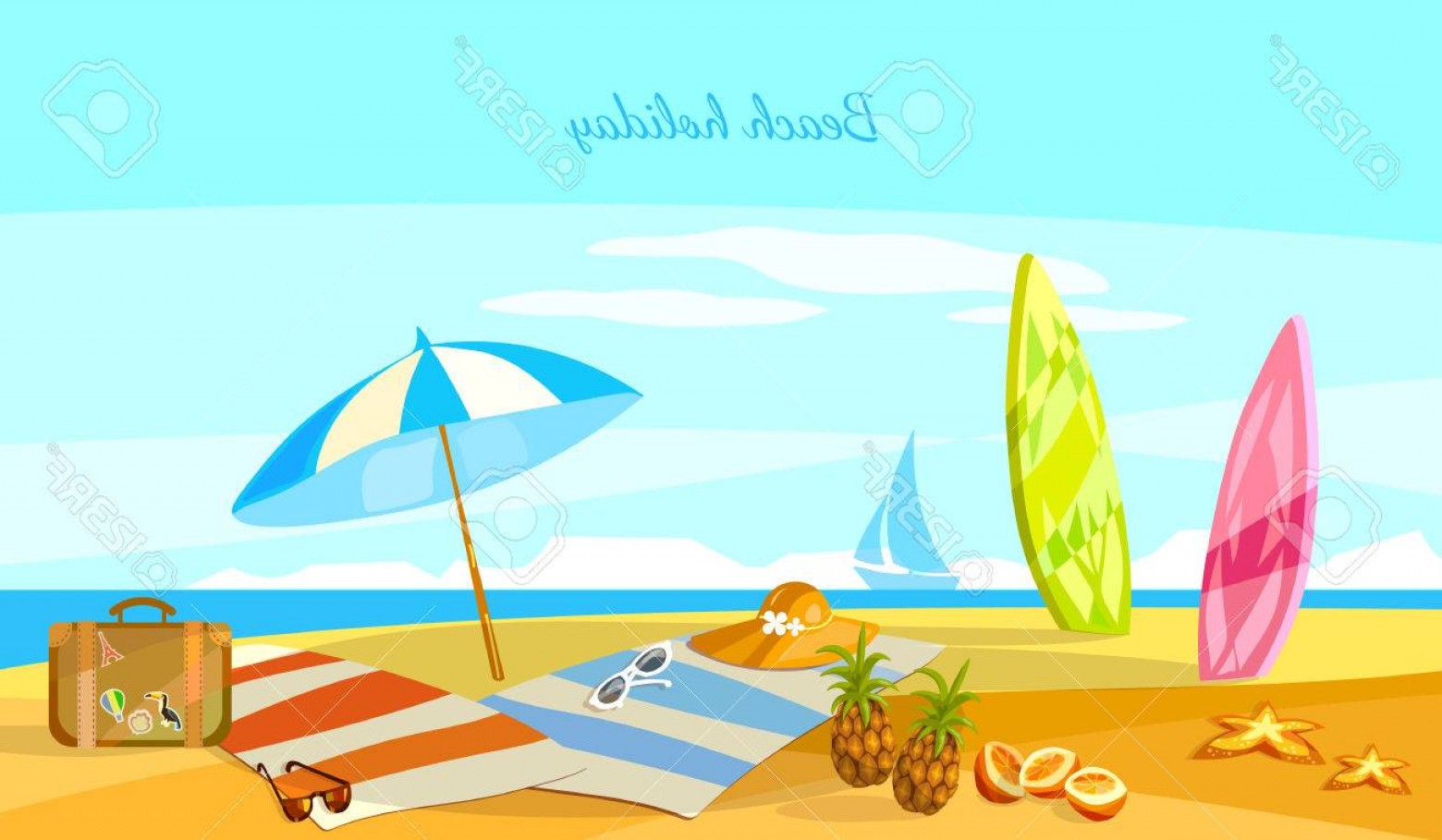 Beach Holiday animated