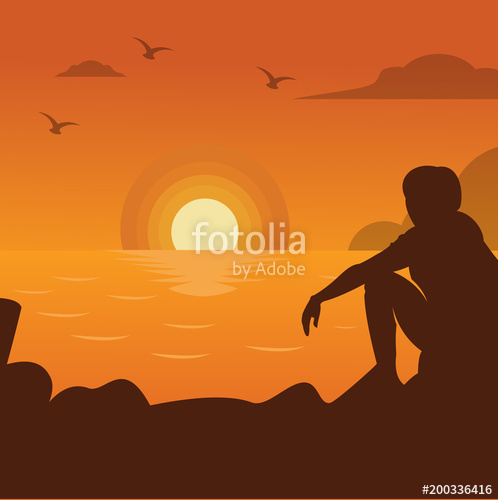 498x500 Beach Sunset