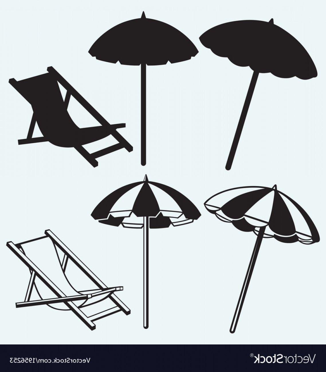 Chair And Beach Umbrella Vector Soidergi 1138x1296 Chair And Beach Umbrella Vector Soidergi