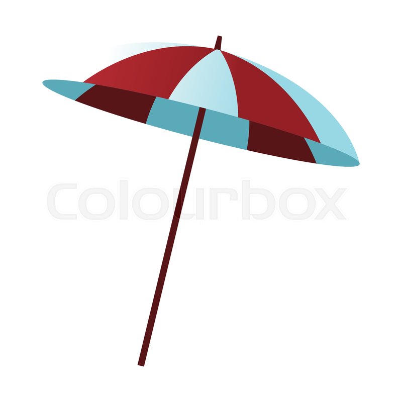 Striped Beach Umbrella Vector Stock Vector Colourbox 800x800 Striped Beach Umbrella Vector Stock Vector Colourbox