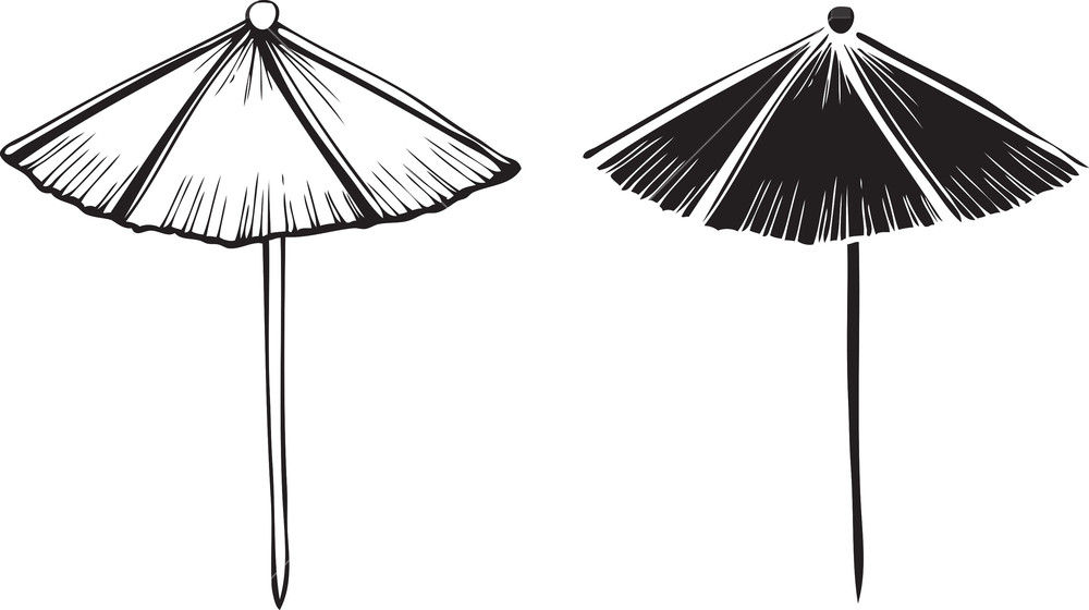 Sun Umbrella Vector Element Royalty Free Stock Image 1000x560 Sun Umbrella Vector Element Royalty Free Stock Image