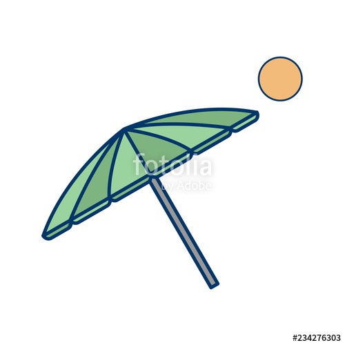 Beach Umbrella Vector Icon Stock Image And Royalty Free Vector 500x500 Beach Umbrella Vector Icon Stock Image And Royalty Free Vector