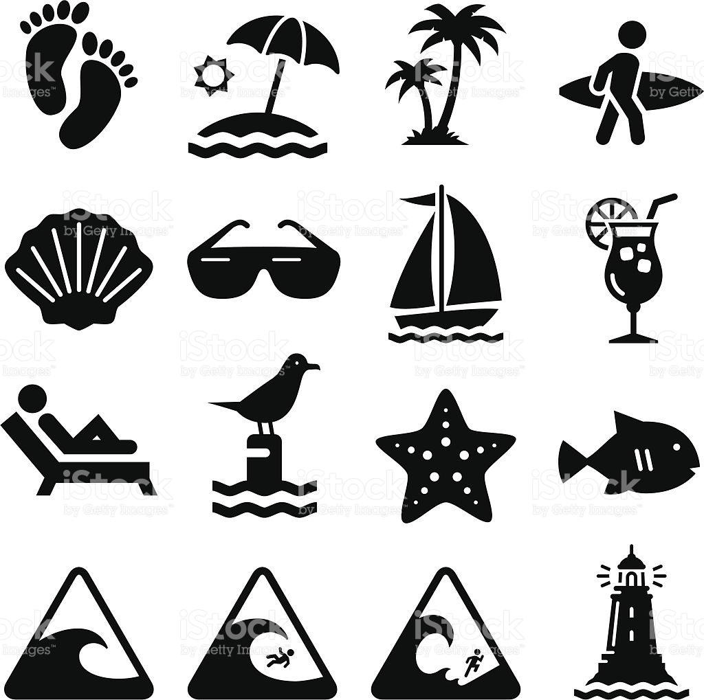 1024x1019 Beach Vector Icon