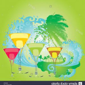 300x300 Stock Photo Pacific Ocean Palm Beach Vector Art Catchsplace