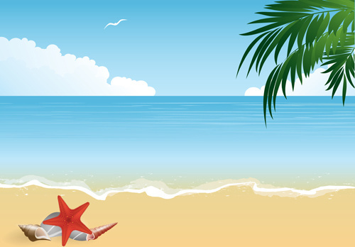500x348 Vector Free Summer Holiday Beach Free Vector Download