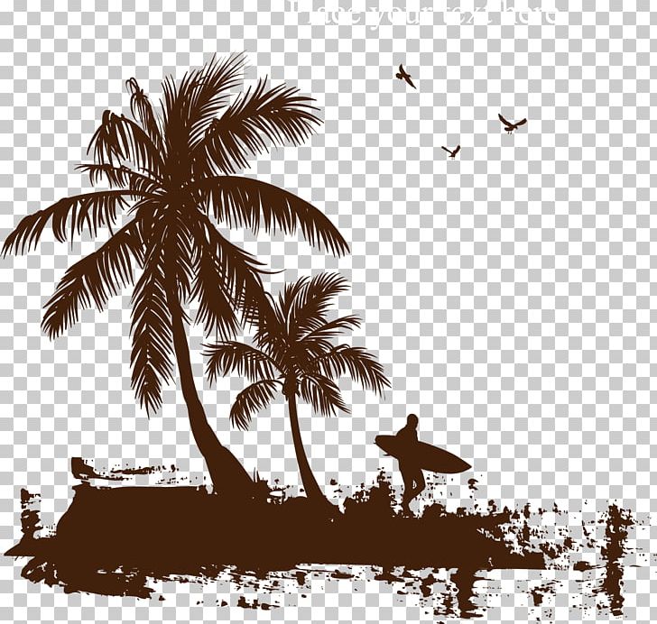 728x692 Printed T Shirt Coconut Arecaceae Png, Clipart, Beach Vector
