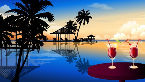 600x340 Beach Vectors