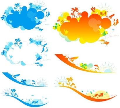 410x368 Beach Free Vector Download