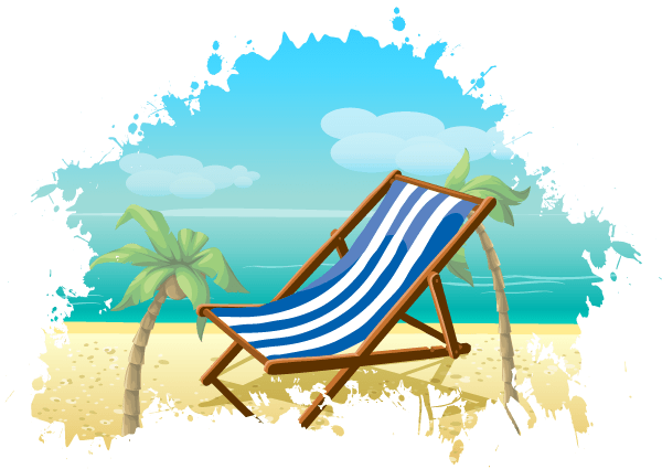Free Summer Beach Vector Background 600x425 Free Summer Beach Vector Background
