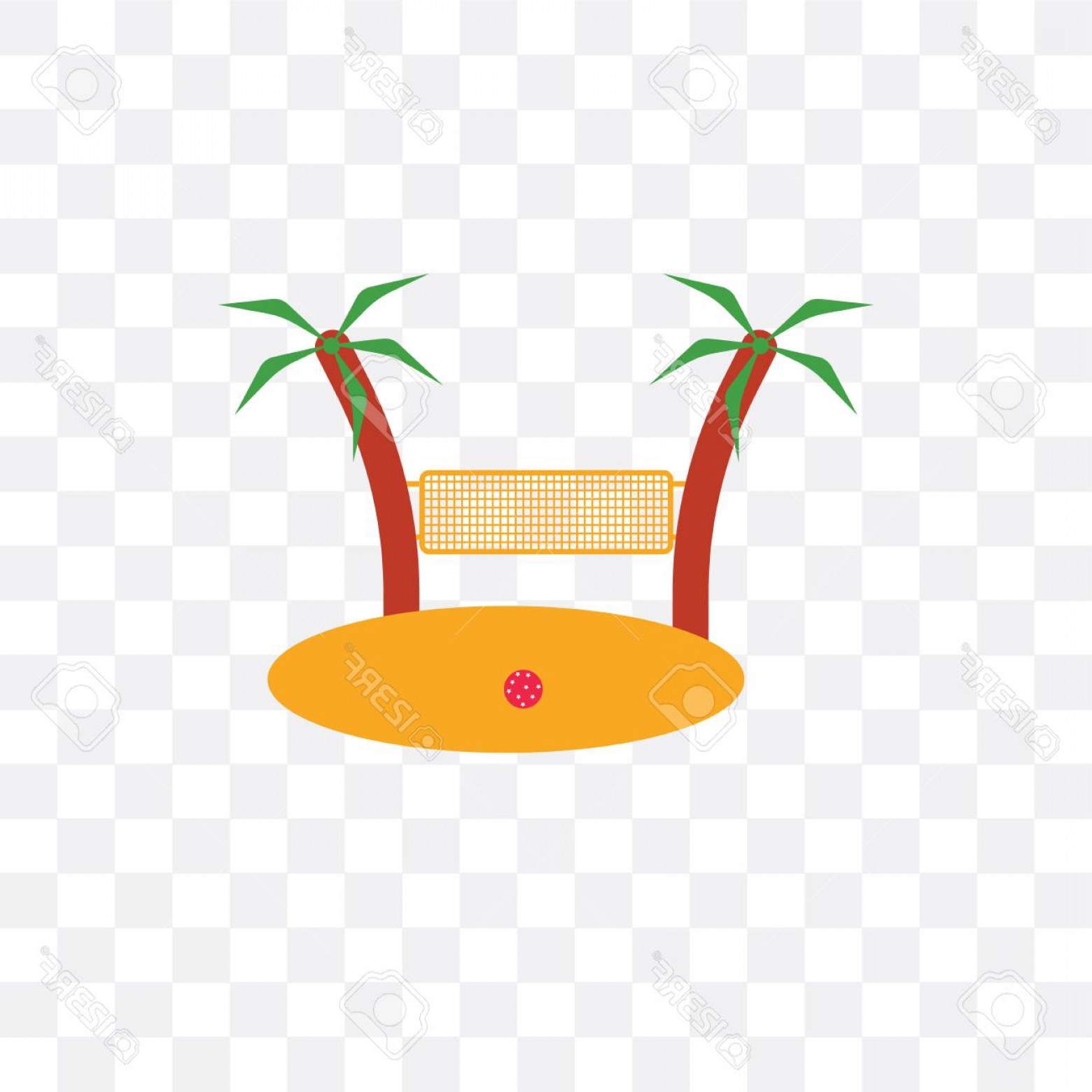 1560x1560 Photostock Vector Beach Volleyball Vector Icon Isolated