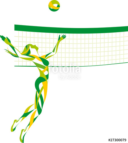 448x500 Beach Volley Vector Stock Image And Royalty Free Vector