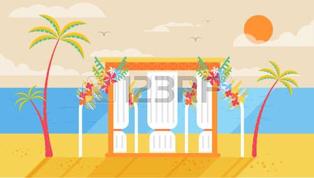 Beach Wedding Stock Illustrations, Cliparts And Royalty Free 450x256 Beach Wedding Stock Illustrations, Cliparts And Royalty Free