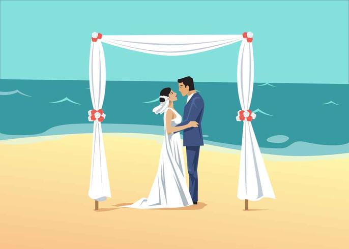 Beach Wedding Vector Icons Free Graphics Uihere 686x490 Beach Wedding Vector Icons Free Graphics Uihere
