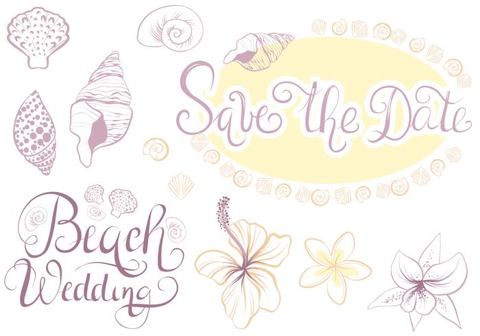 Free Beach Wedding Vectors 700x490 Free Beach Wedding Vectors