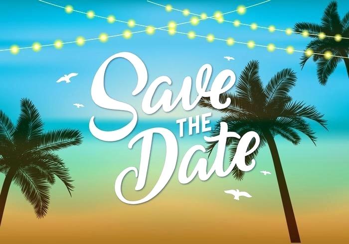 Save The Date Beach Wedding Culture Shock 700x490 Save The Date Beach Wedding Culture Shock