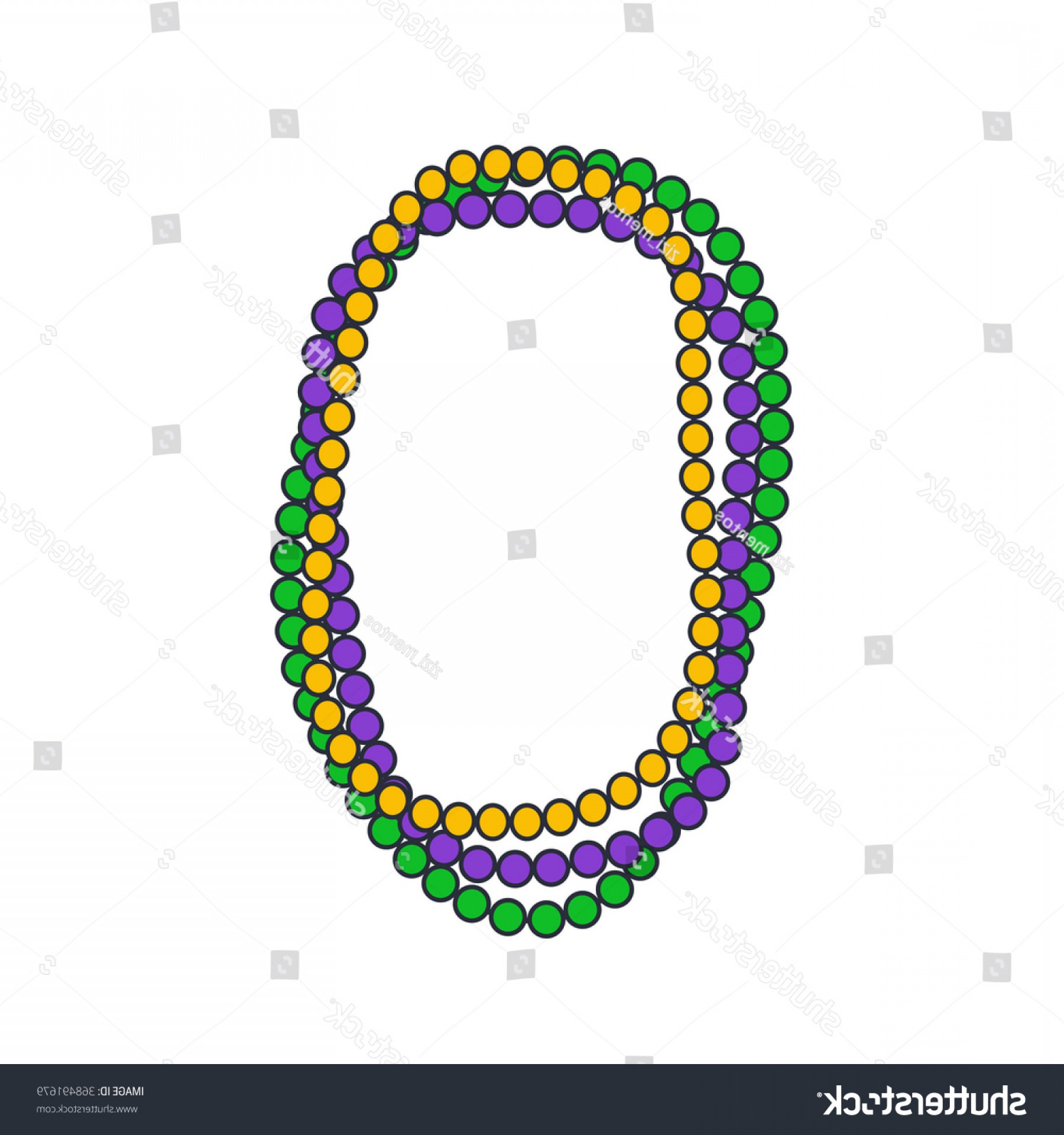 1800x1920 Mardi Gras Beads Vector Illustration Hoodamathrun