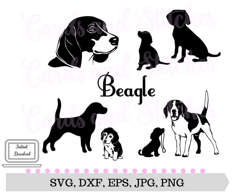 Beagles Beagle Silhouette Dog Digital Etsy 794x666 Beagles Beagle Silhouette Dog Digital Etsy